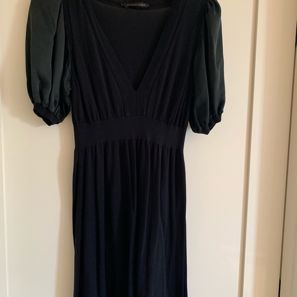 BCBG MaxAzria Silk Cotton Sweater Dress - Picture 1 of 5